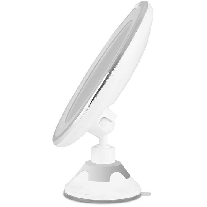 Orbegozo ESP 1010 Espejo cosmético de pared con luz, Ø17cm